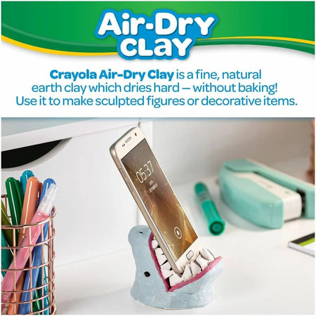Crayola Air-Dry Clay: White Clay Craft Value Pack (4/Box) - Modeling