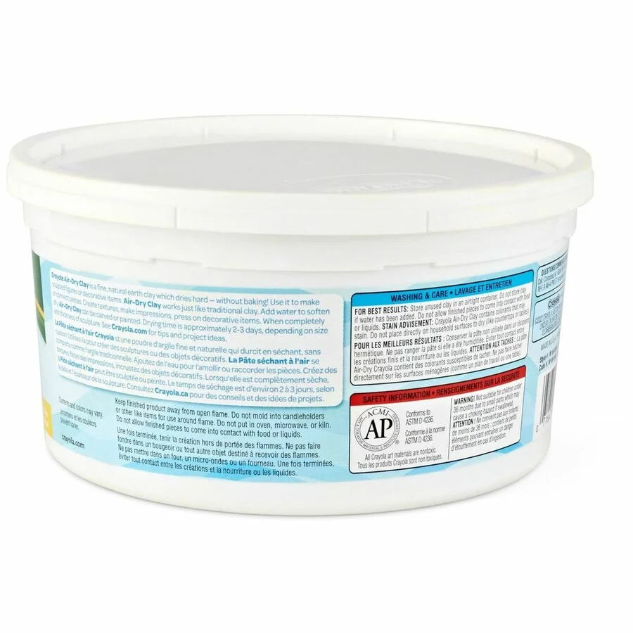 Crayola Air-Dry Clay: Yellow - Ideal for Art Rooms & Classrooms - Modeling Clay