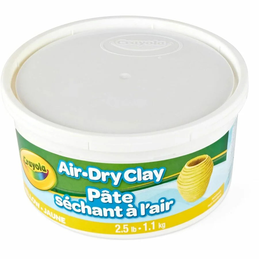 Crayola Air-Dry Clay: Yellow - Ideal for Art Rooms & Classrooms - Modeling Clay