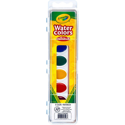 Crayola Artista II Watercolor Set - Vibrant Assorted Colors - Paint