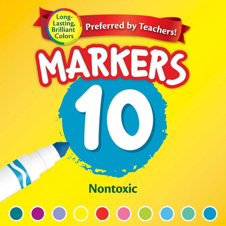 Crayola Bright/Bold Broad Line Markers - Alternate-Image2
