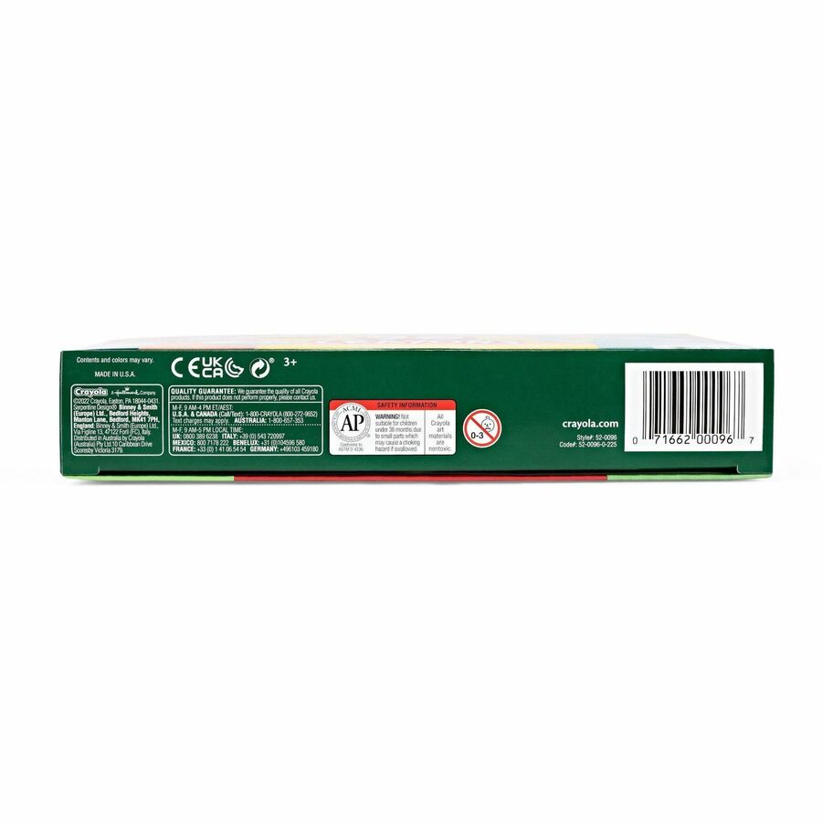 Crayola Built-in Sharpener 96 Count Crayons - Bottom