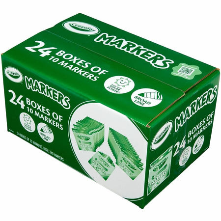Crayola Bulk Broadline Marker Set - Left