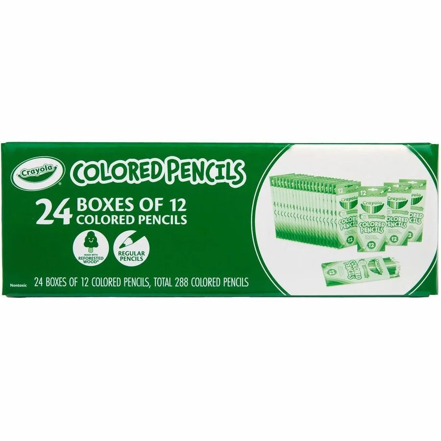 Crayola Bulk Colored Pencils: Multi Lead - 24 Pack - Specialty Marking & Pencils