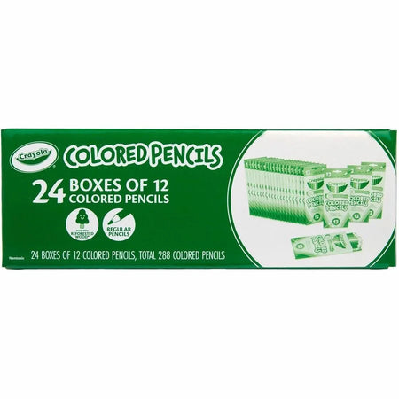Crayola Bulk Colored Pencils: Multi Lead - 24 Pack - Specialty Marking & Pencils