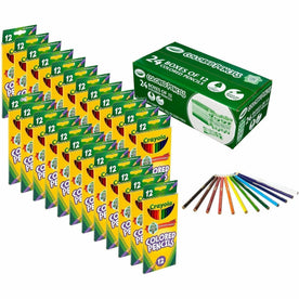 Crayola Bulk Colored Pencils: Multi Lead - 24 Pack - Specialty Marking & Pencils