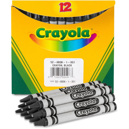 Crayola Bulk Crayons: Black - 12 Count Box - Crayons