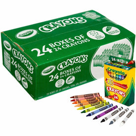 Crayola Bulk Crayons: Regular 24-Pack for Kids’ Creative Fun - Crayons