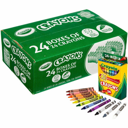 Crayola Bulk Crayons: Regular 24-Pack for Kids’ Creative Fun - Crayons
