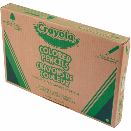 Crayola Classpack Coloured Pencils Assorted Colours 240/cse - Left