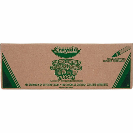 Crayola Color of the World Crayons - Inclusive Shades - 480 Pack
