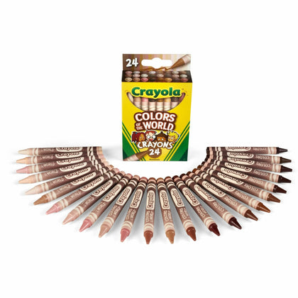 Crayola Color World Crayons: Assorted Colors - 1.1’’ Length - 24 Pack - Crayons