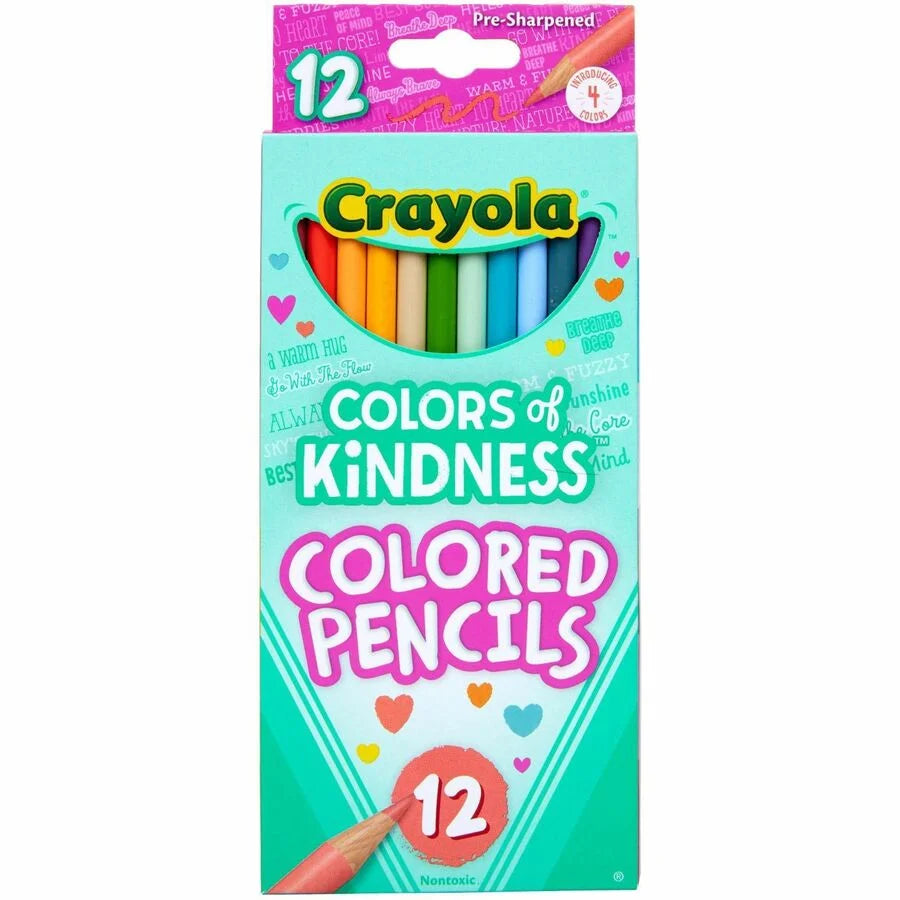 Crayola Colors of Kindness Pencils - 12 Assorted Lead Pack - Specialty Marking & Colored