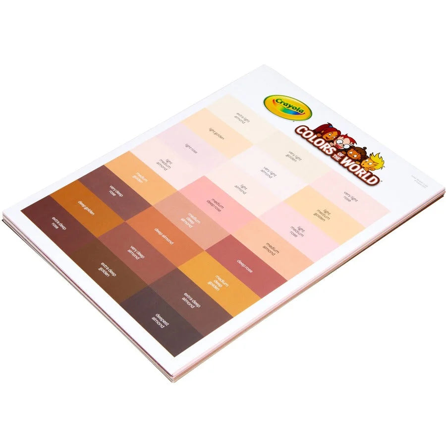 Crayola Colors of the World Construction Paper - Student Artwork Supplies