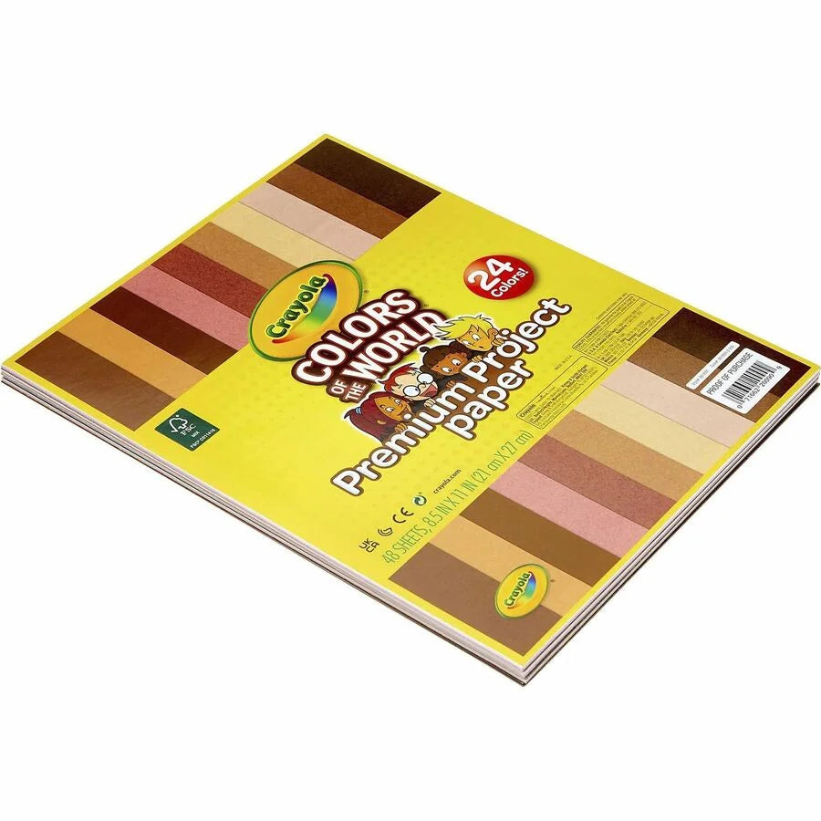 Crayola Colors of the World Construction Paper - Student Artwork Supplies
