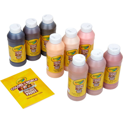 Crayola Colors of the World™ Washable Paint - 8 fl oz - 9 Pack