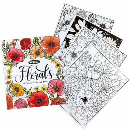 Crayola Florals: Flower Coloring Book - 40 Pages - Printed - Books