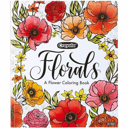 Crayola Florals: Flower Coloring Book - 40 Pages - Printed - Books