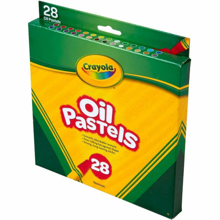Crayola Jumbo Oil Pastels Set - 28 Vibrant Colors - Pastel Sticks