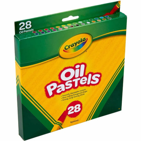 Crayola Jumbo Oil Pastels Set - 28 Vibrant Colors - Pastel Sticks