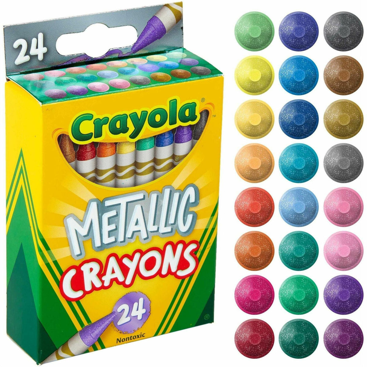 Crayola Metallic Crayons - 2000