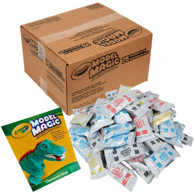 Crayola Model Magic Classpack: 4-Color Clay Craft Set - 75 Pieces - Modeling