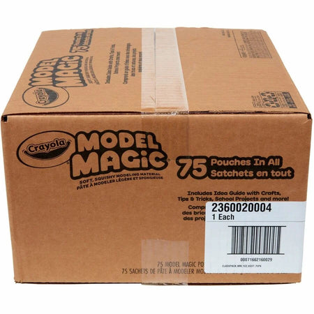 Crayola Model Magic Classpack: 4-Color Clay Craft Set - 75 Pieces - Modeling