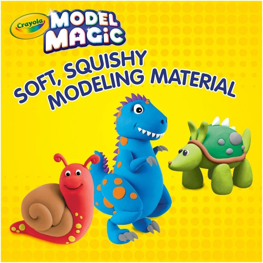 Crayola Model Magic Classpack: 4-Color Clay Craft Set - 75 Pieces - Modeling