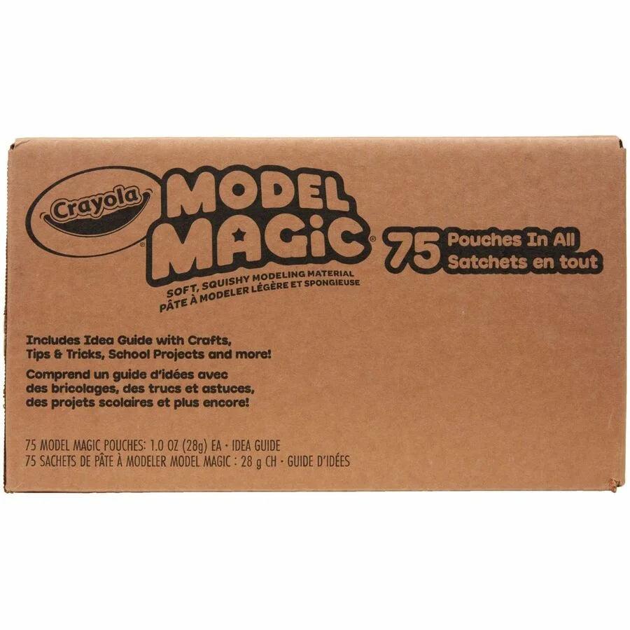 Crayola Model Magic Classpack: 4-Color Clay Craft Set - 75 Pieces - Modeling