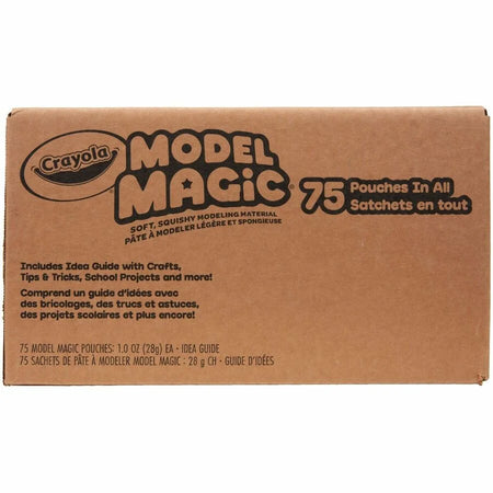 Crayola Model Magic Classpack: 4-Color Clay Craft Set - 75 Pieces - Modeling