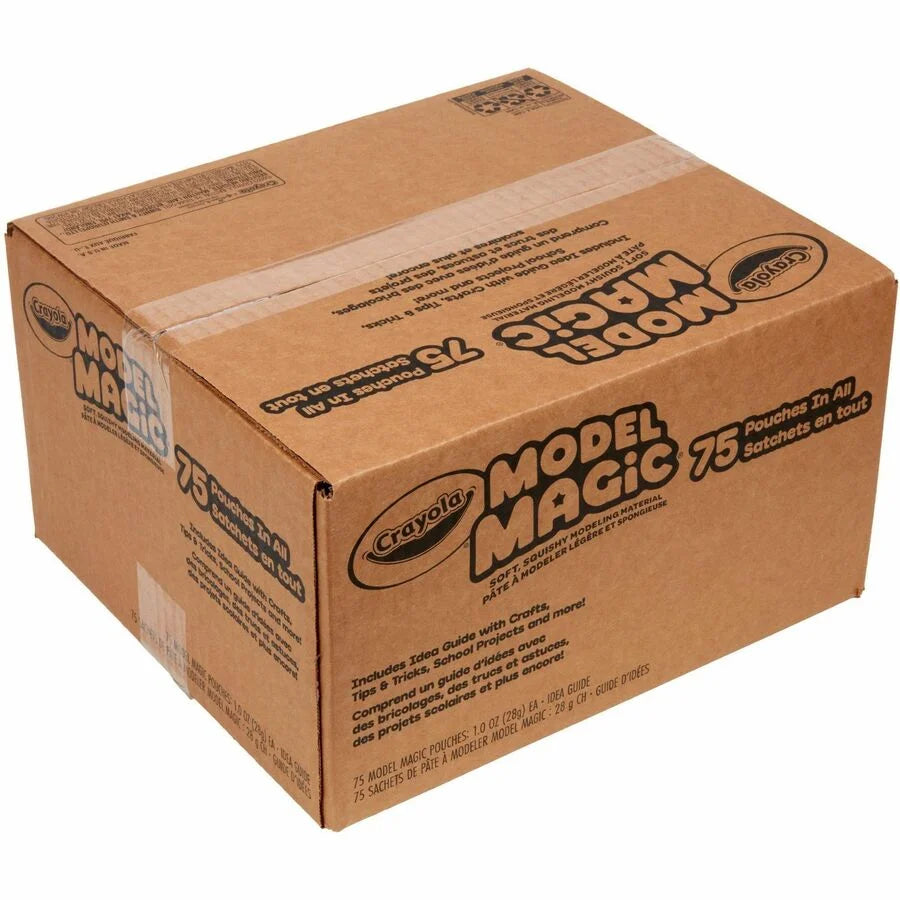 Crayola Model Magic Classpack: 4-Color Clay Craft Set - 75 Pieces - Modeling