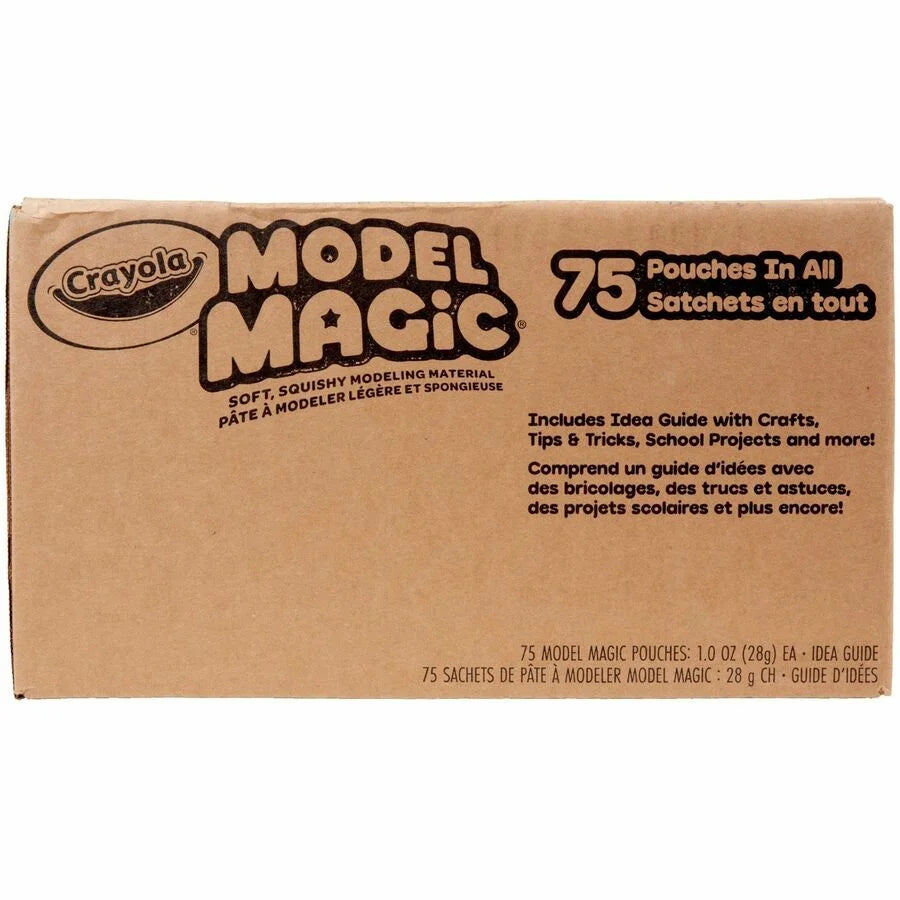 Crayola Model Magic Classpack: White Clay Craft Set - 75 Pieces - Modeling