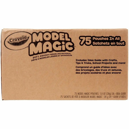 Crayola Model Magic Classpack: White Clay Craft Set - 75 Pieces - Modeling