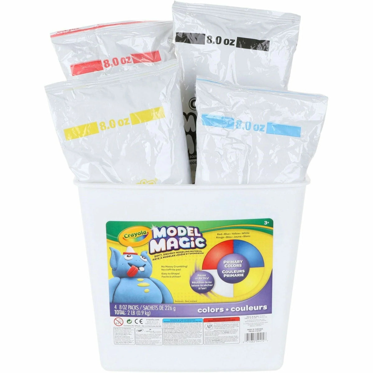 Crayola Model Magic Clay Craft Kit - Assorted Colors - 4 Pack - Modeling