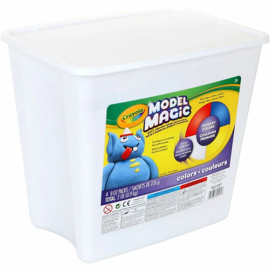 Crayola Model Magic Clay Craft Kit - Assorted Colors - 4 Pack - Modeling