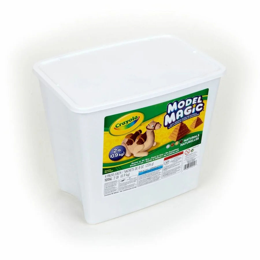 Crayola Model Magic: Sculpture Project Material - Assorted Colors - 4/Box - Modeling Clay