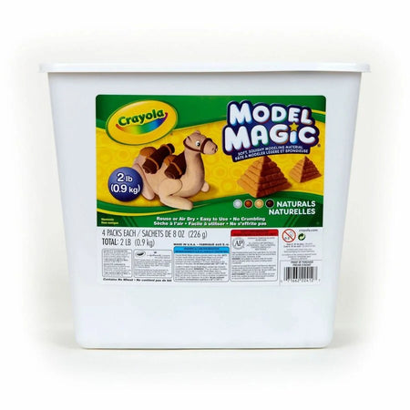 Crayola Model Magic: Sculpture Project Material - Assorted Colors - 4/Box - Modeling Clay