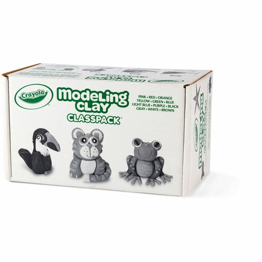 Crayola Modeling Clay Classpack: 12 Colors for Building Shapes & Art