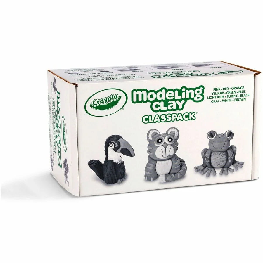 Crayola Modeling Clay Classpack: 12 Colors for Building Shapes & Art