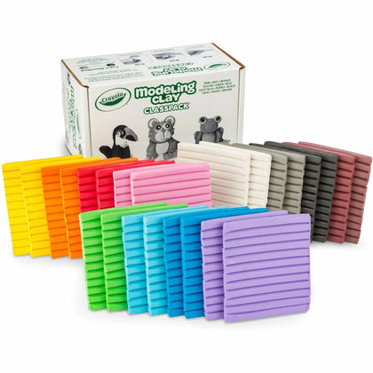 Crayola Modeling Clay Classpack: 12 Colors for Building Shapes & Art