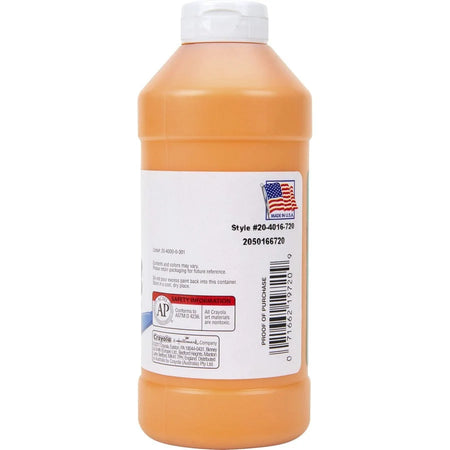 Crayola Portfolio Series Acrylic Paint: Brilliant Orange - 16 fl oz - Paint