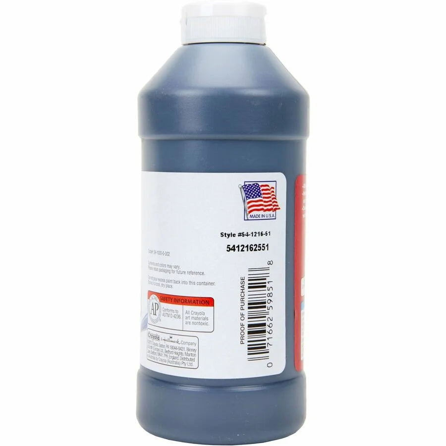 Crayola Premier Tempera Paint: Black 16 oz - 1 Each - Paint
