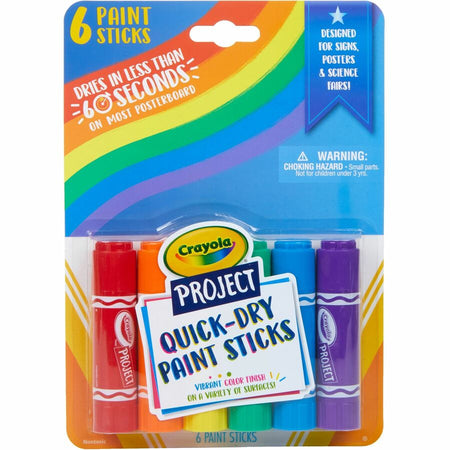 Crayola Project Quick-Dry Paint Sticks - Front