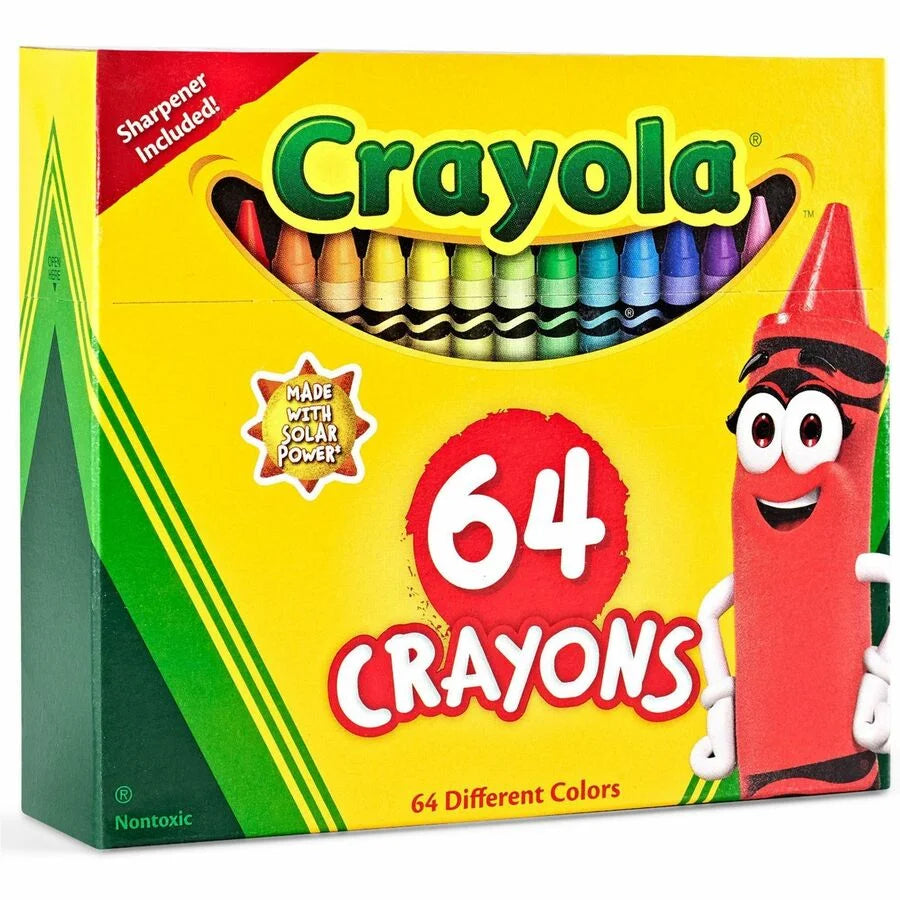 Crayola Regular Size Crayon Sets - 64 Assorted Colors - Crayons