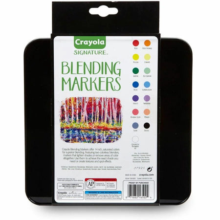 Crayola Signature Blending Markers: 16-Color Set - Art Markers