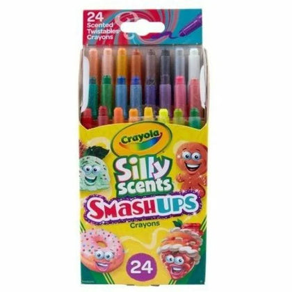Crayola Silly Scents Mini Twistables Crayons - 24 Pack - Assorted Colors