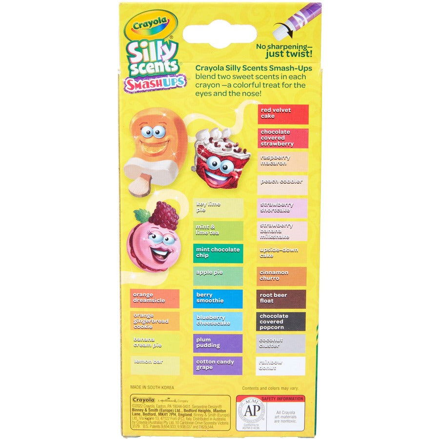 Crayola Silly Scents Mini Twistables Crayons - Rear