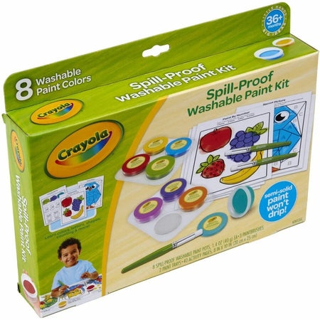 Crayola Spill Proof Washable Paint Set: Art & Craft Fun for 3-Year-Olds