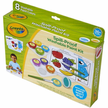 Crayola Spill Proof Washable Paint Set: Art & Craft Fun for 3-Year-Olds