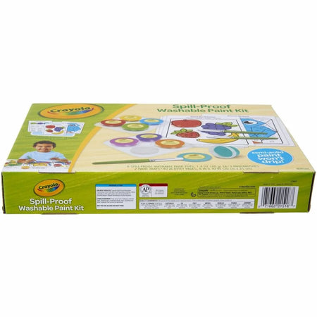 Crayola Spill Proof Washable Paint Set: Art & Craft Fun for 3-Year-Olds